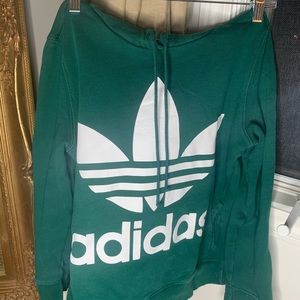ADIDAS Green Logo Sweatshirt